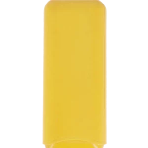 Étui à cigares Montes Bali double en cuir jaune – vue arrière, accessoire de luxe.