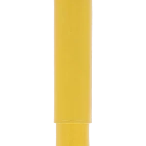 Étui à cigare Montes Bali simple en cuir jaune – vue arrière, accessoire raffiné.