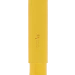 Étui à cigares Montes Bali simple en cuir jaune – vue avant, accessoire haut de gamme.