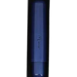 Étui à cigare Montes Monaco simple en cuir bleu marine – avec sa boîte, accessoire haut de gamme.