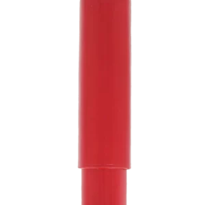Étui à cigare Montes Paris simple en cuir rouge – vue arrière, accessoire raffiné et pratique.