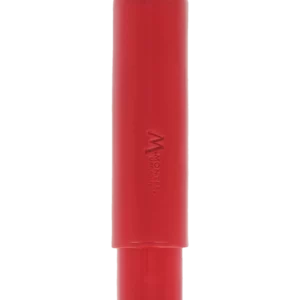 Étui à cigares Montes Paris simple en cuir rouge – vue avant, accessoire de luxe pour amateurs de cigares.