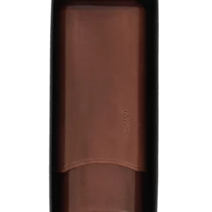 Étui à cigares Montes Roma double en cuir marron – avec sa boîte, accessoire haut de gamme.