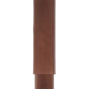 Étui à cigare Montes Roma simple en cuir marron – vue arrière, accessoire raffiné.