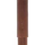 Étui à cigares Montes Roma simple en cuir marron – vue avant, accessoire élégant et intemporel.