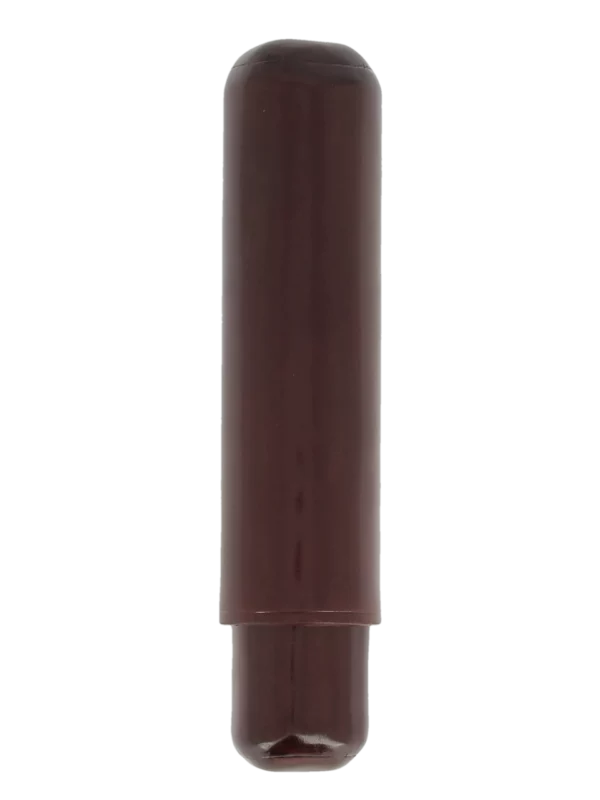 Étui à cigare Montes Vienne simple en cuir marron foncé – vue arrière, accessoire raffiné.