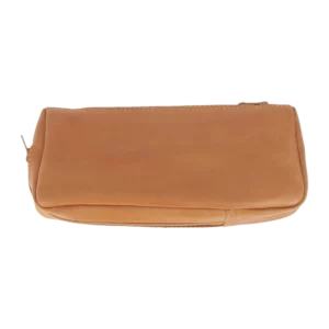 Dos de la blague à tabac Savinelli vintage cuir camel – Accessoire à pipes de luxe chez A La Civette