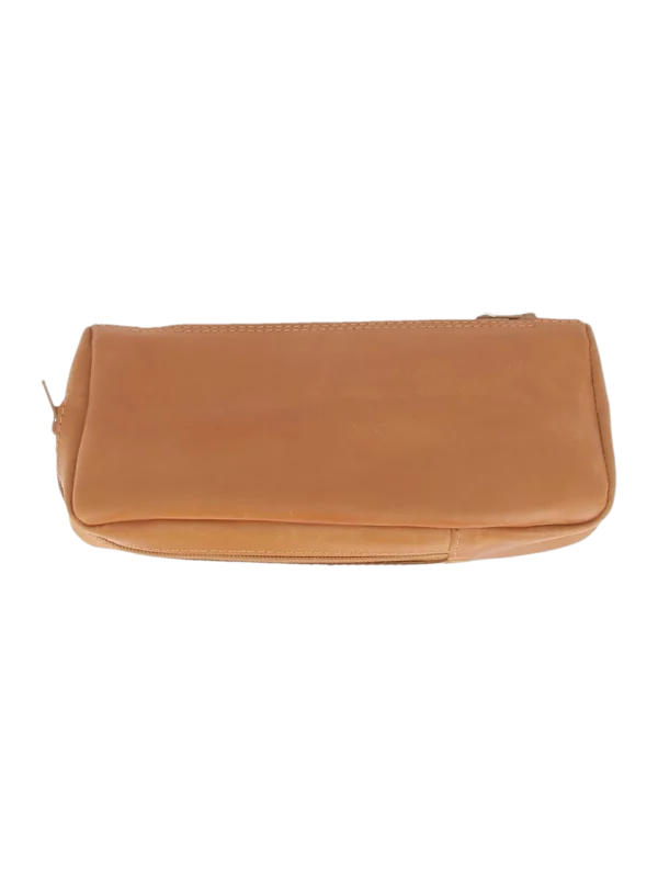 Dos de la blague à tabac Savinelli vintage cuir camel – Accessoire à pipes de luxe chez A La Civette