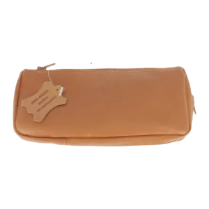 Face de la blague à tabac Savinelli vintage cuir camel – Accessoire pipe premium chez A La Civette