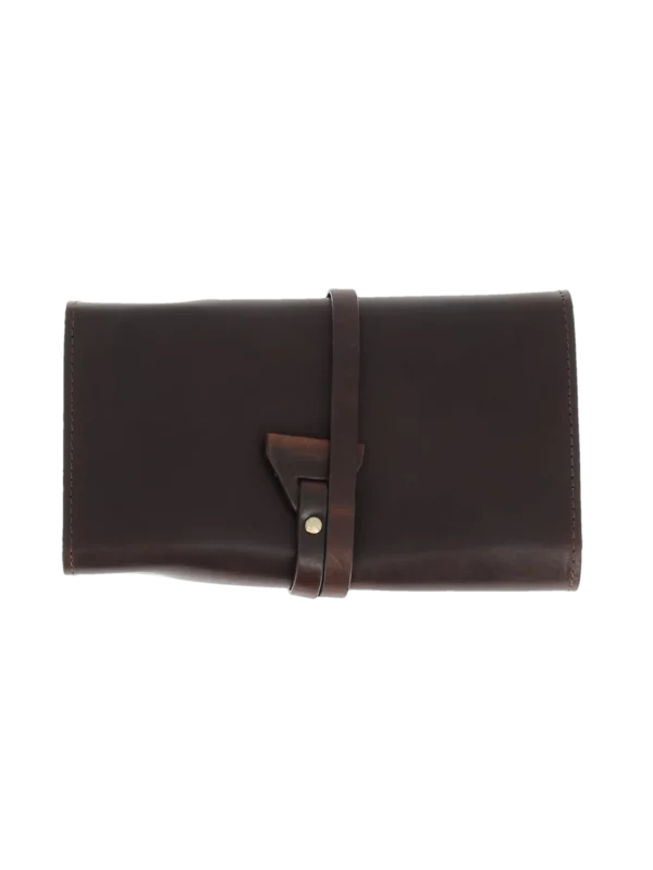 Dos de la blague à tabac roulante Chacom CC023 brun rétro – Accessoire pipe luxe chez A La Civette