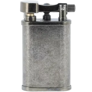 Vue arrière du briquet à pipe Chacom CC106 finition antik argent.
