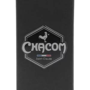 Briquet à pipe Chacom CC106 noir mat et chrome dans son coffret.