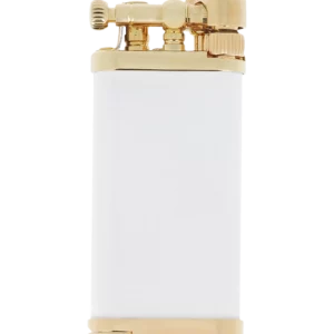Briquet à pipe IM Corona Old Boy blanc or 64-5110 – vue de face – Accessoire d’exception A La Civette