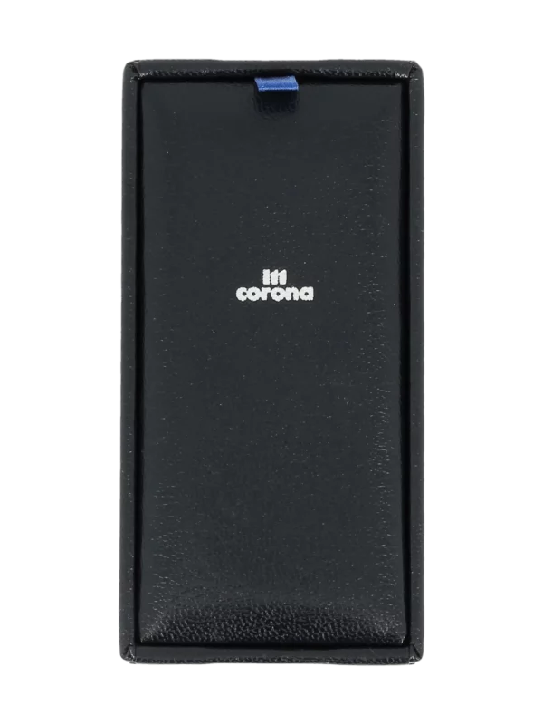 Briquet à pipe IM Corona Old Boy bleu chrome 64-3109 avec boîte – Accessoire de luxe A La Civette Paris