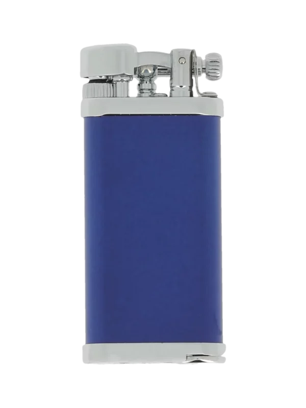 Briquet à pipe IM Corona Old Boy bleu chrome 64-3109 – vue arrière – Accessoire pipe haut de gamme A La Civette