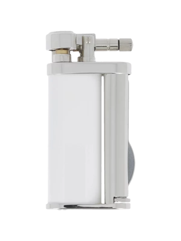 Briquet à pipe Savinelli laqué blanc – vue arrière – Accessoires à pipe de luxe A La Civette