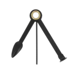 Cure-pipes Chacom W019 chrome et noir ouvert avec ses outils visibles.