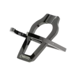 Porte-pipe Chacom CC300 pliable noir en position dépliée.