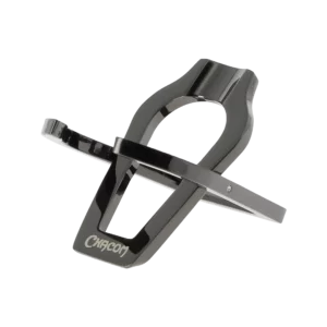Porte-pipe Chacom CC300 pliable noir en position dépliée.