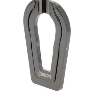 Porte-pipe Chacom CC300 pliable noir en position fermée.