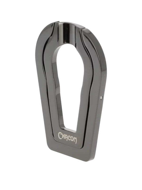 Porte-pipe Chacom CC300 pliable noir en position fermée.