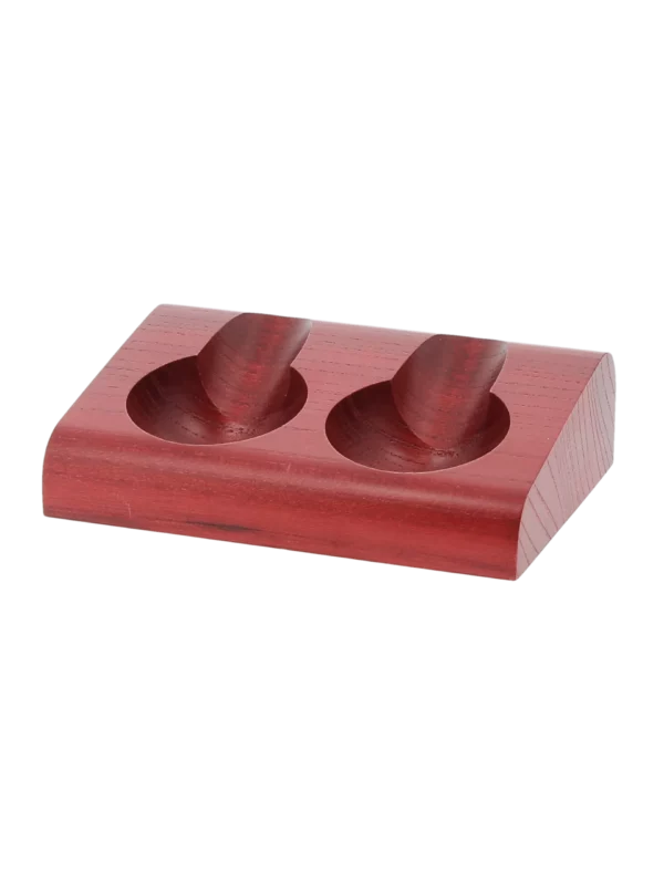 A-La-Civette-Accessoires-a-pipes-Porte-pipe-Savinelli-Bois-rouge-face Porte-pipe Savinelli en bois rouge – vue frontale.