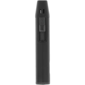 Vue arrière du briquet Mantis Caliber noir – accessoire à cigares haut de gamme proposé par A La Civette.