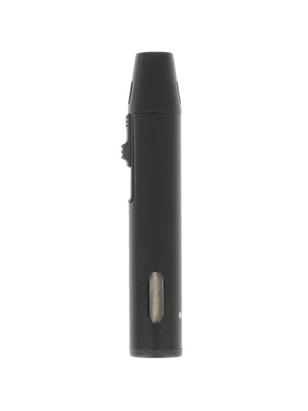 Profil du briquet Mantis Caliber noir – accessoire à cigares de luxe chez A La Civette à Paris.