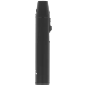 Profil inversé du briquet Mantis Caliber noir – accessoire à cigares design en vente chez A La Civette.