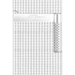 Briquet S.T. Dupont Le Grand Dupont Cling pointe de diamant palladium – Vue de face – A La Civette Paris.