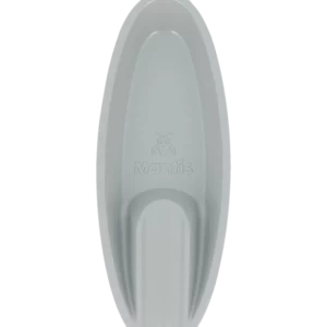 Vue du dessus du cendrier Mantis Streamline gris – accessoire à cigares design chez A La Civette Paris.