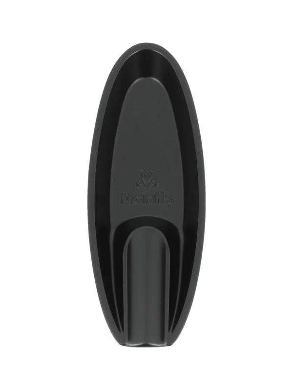 Vue du dessus du cendrier Mantis Streamline noir – accessoire à cigares design vendu par A La Civette Paris.