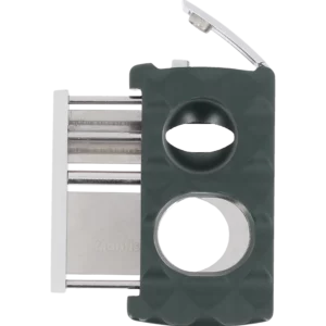 Coupe-cigare du coffret cadeau Mantis en position ouverte – accessoire de luxe pour cigares chez A La Civette.