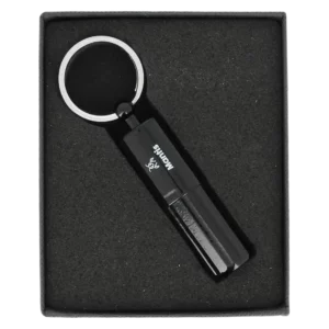 Coupe-cigare Mantis Gemini punch noir en boîte – accessoire haut de gamme disponible chez A La Civette Paris.