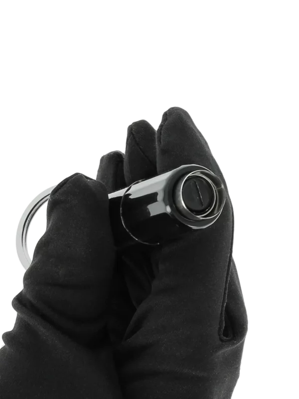 Coupe-cigare Mantis Gemini punch noir – vue du dessous avec grande ouverture – accessoire à cigares de luxe A La Civette.