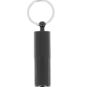 Vue arrière du coupe-cigare Mantis Gemini punch noir – accessoire de luxe pour cigares chez A La Civette Paris.