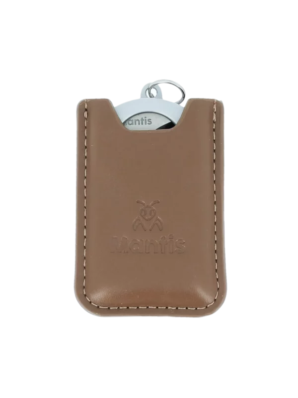 Face avant de la pochette du coupe-cigare Mantis Origami – accessoire haut de gamme en vente chez A La Civette.