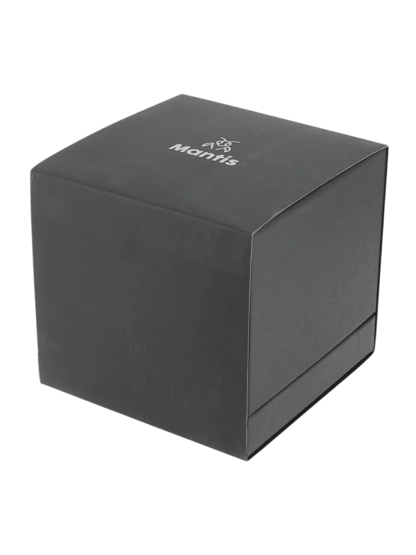 Coupe-cigare Mantis Quadra présenté dans sa boîte – accessoire haut de gamme disponible chez A La Civette Paris.