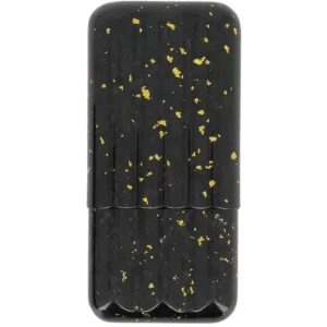 Vue arrière de l’étui à cigares Mantis LuxForge gold triple – accessoire haut de gamme A La Civette.