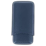 Face avant de l’étui à cigares Mantis NeoCase bleu triple – accessoire à cigares premium A La Civette.