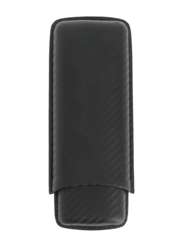 Vue arrière de l’étui à cigares Mantis NeoCase noir double – accessoire de luxe chez A La Civette Paris.