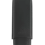 Face avant de l’étui à cigares Mantis NeoCase noir double – accessoire premium chez A La Civette.