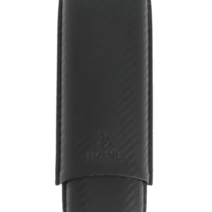 Face avant de l’étui à cigares Mantis NeoCase noir double – accessoire premium chez A La Civette.