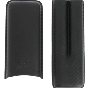 Étui à cigares Mantis NeoCase noir double ouvert – accessoire à cigares haut de gamme disponible chez A La Civette Paris.