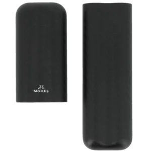 Étui à cigares Mantis TrueCarbon 3K mat double ouvert – accessoire de luxe disponible chez A La Civette Paris.