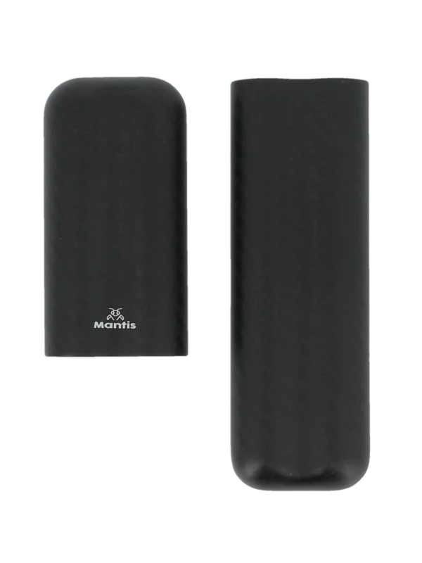 Étui à cigares Mantis TrueCarbon 3K mat double ouvert – accessoire de luxe disponible chez A La Civette Paris.