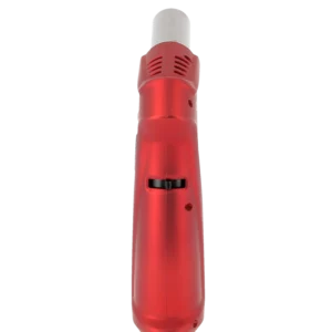 Briquet Vector Clash rubber rouge mat vu de dos – Accessoire à cigares haut de gamme chez A La Civette
