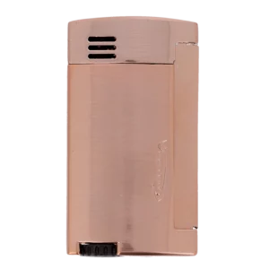 Briquet Vector Magnum rose gold satin vu de face – Accessoire à cigares haut de gamme chez A La Civette