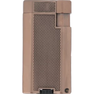 Briquet Vector Vmotion cuivre satin vu de face – Accessoire à cigares élégant chez A La Civette