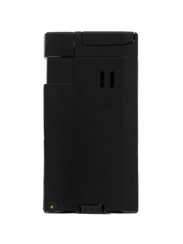 Briquet Vector Vmotion noir mat vu de dos – Accessoire à cigares premium disponible chez A La Civette